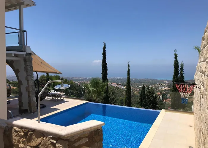 Daria Kamares Tala Luxury Sea View 别墅 *