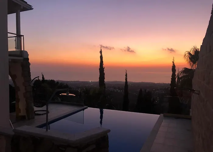 别墅 Daria Kamares Tala Luxury Sea View *